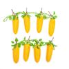 2 Strings Artificial  Stem Fake Carrot Plants  Vegetable Carrot For Photography Props Model Home Decoration Craft Jewelry Props