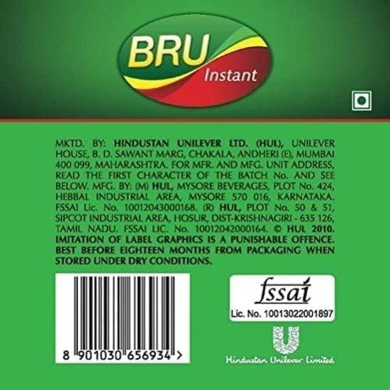 BRU Instant Coffee, 1.2 g pack of 96 | Instant Coffee Sachet | Instant Coffee Powder Pouch