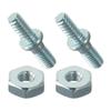 2 Pair Bar Studs & Nuts for MS170/MS180/MS210/MS230/MS250 Chainsaw Systems