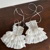 Sweet Ruffle Lace Leg Warmer Stretchy Comfortable Boot Socks Sheer Mesh Leg Socks