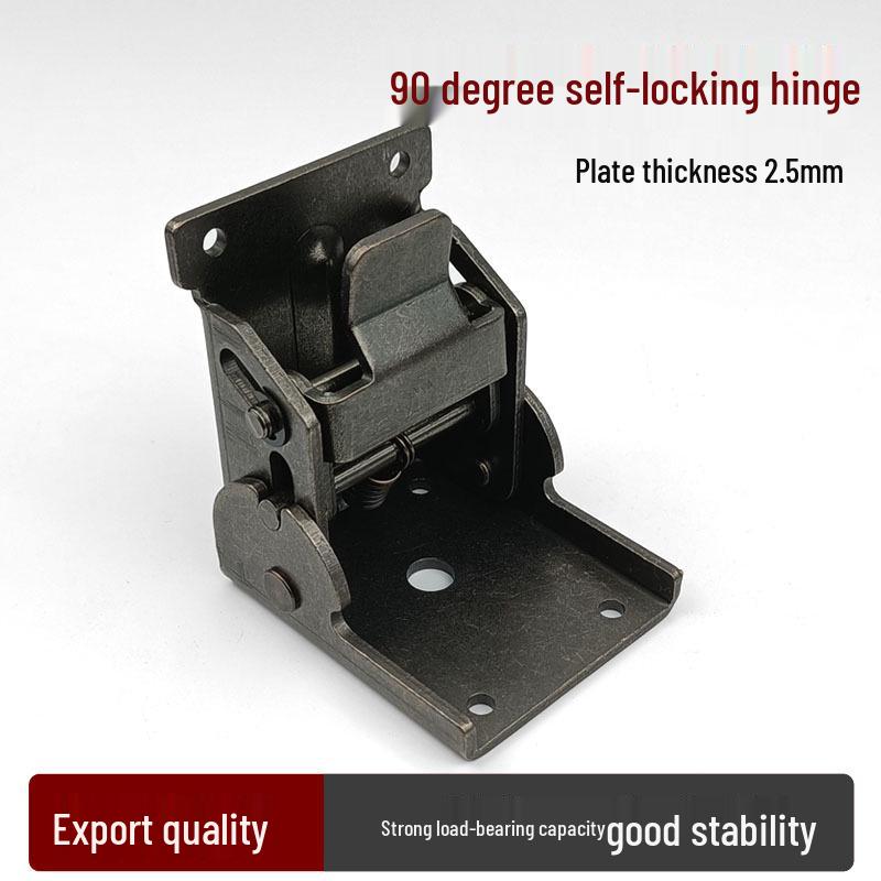 "Kang 90° Self-Locking Folding Table Hinge - Ideal for Coffee and Dining Tables"