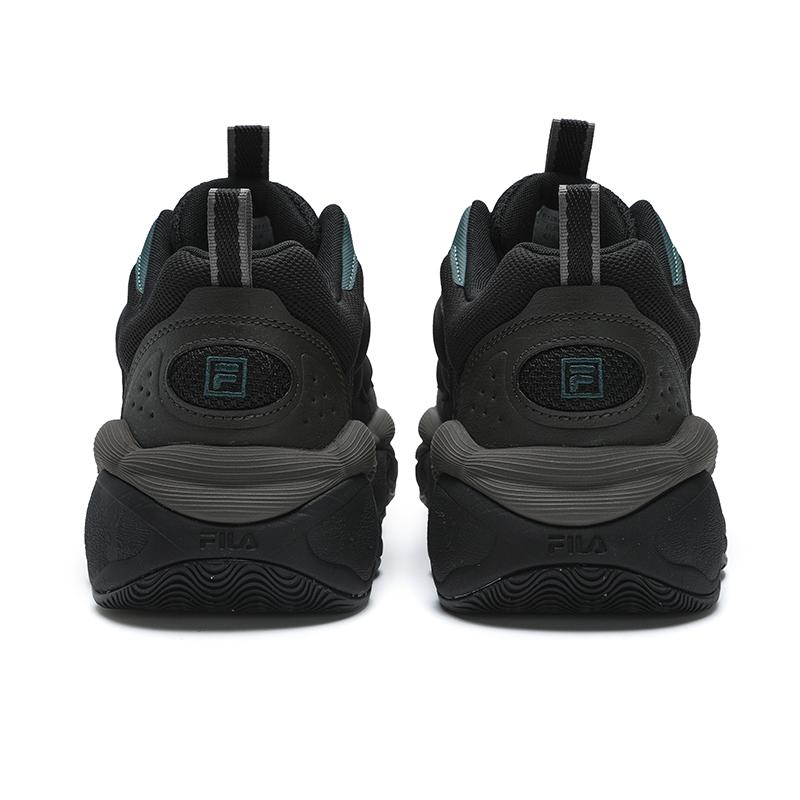 FILA Pease Comfortable Durable Low-Top Lifestyle Casual Shoes Men sneaker Black Green F12M441117FBM