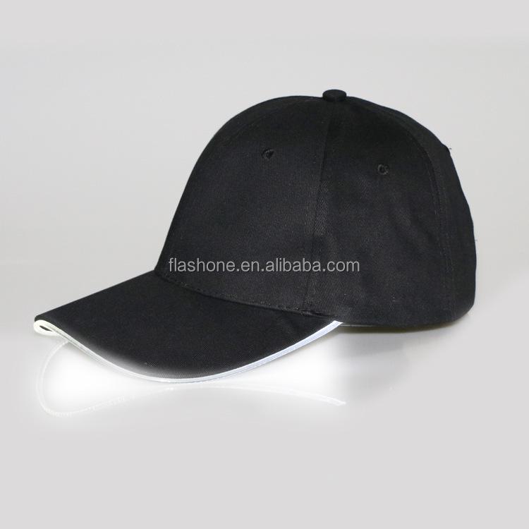 Custom Cotton Snapback Light Hat Truck Driver Rave LED Baseball Cap Luminous Glow Caps Glowing Flashing Lighted Cap In Stock