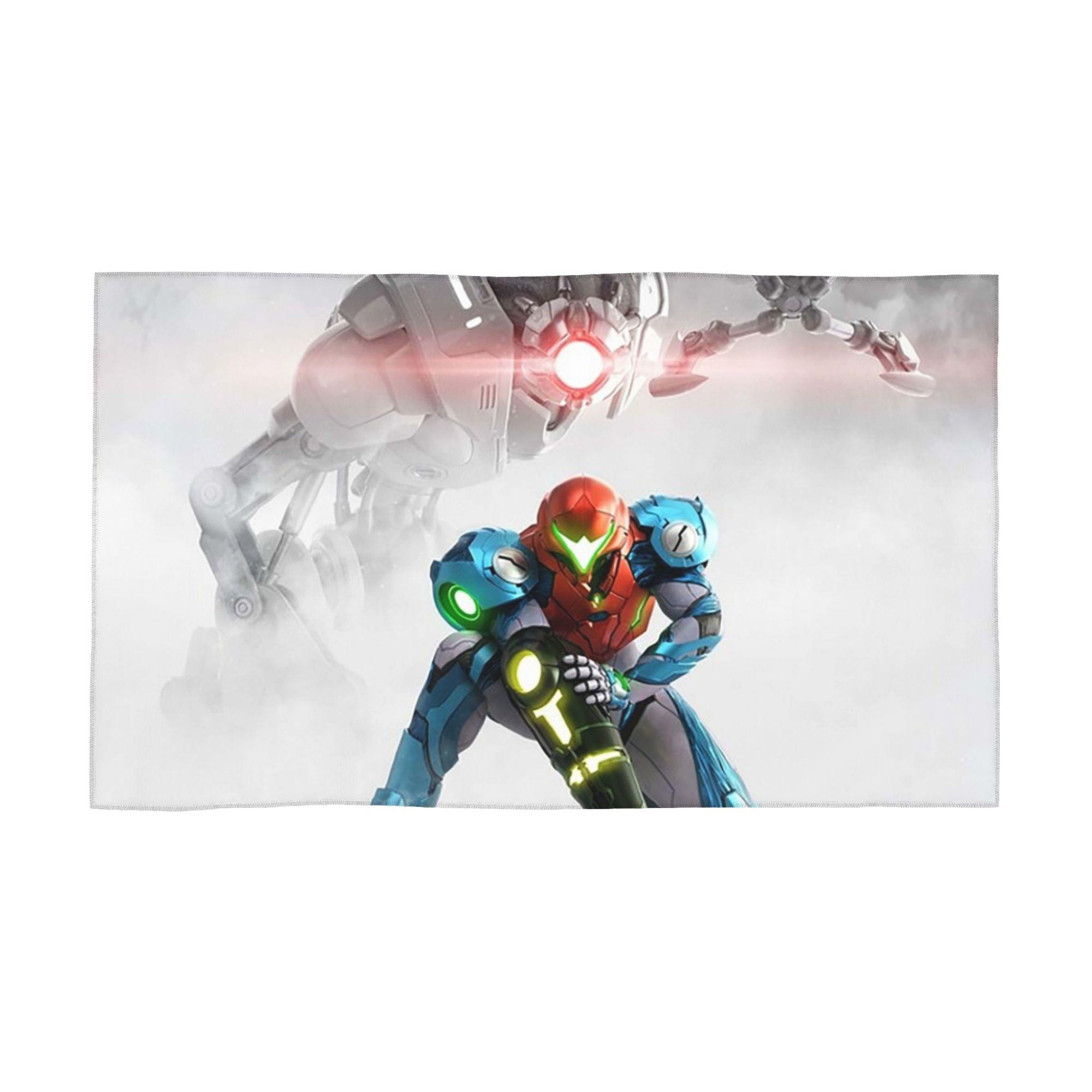 

Metroid Soft Face Towel Quick Dry Pool Bath Cotton Towels Breathable W40*H60(CM)
