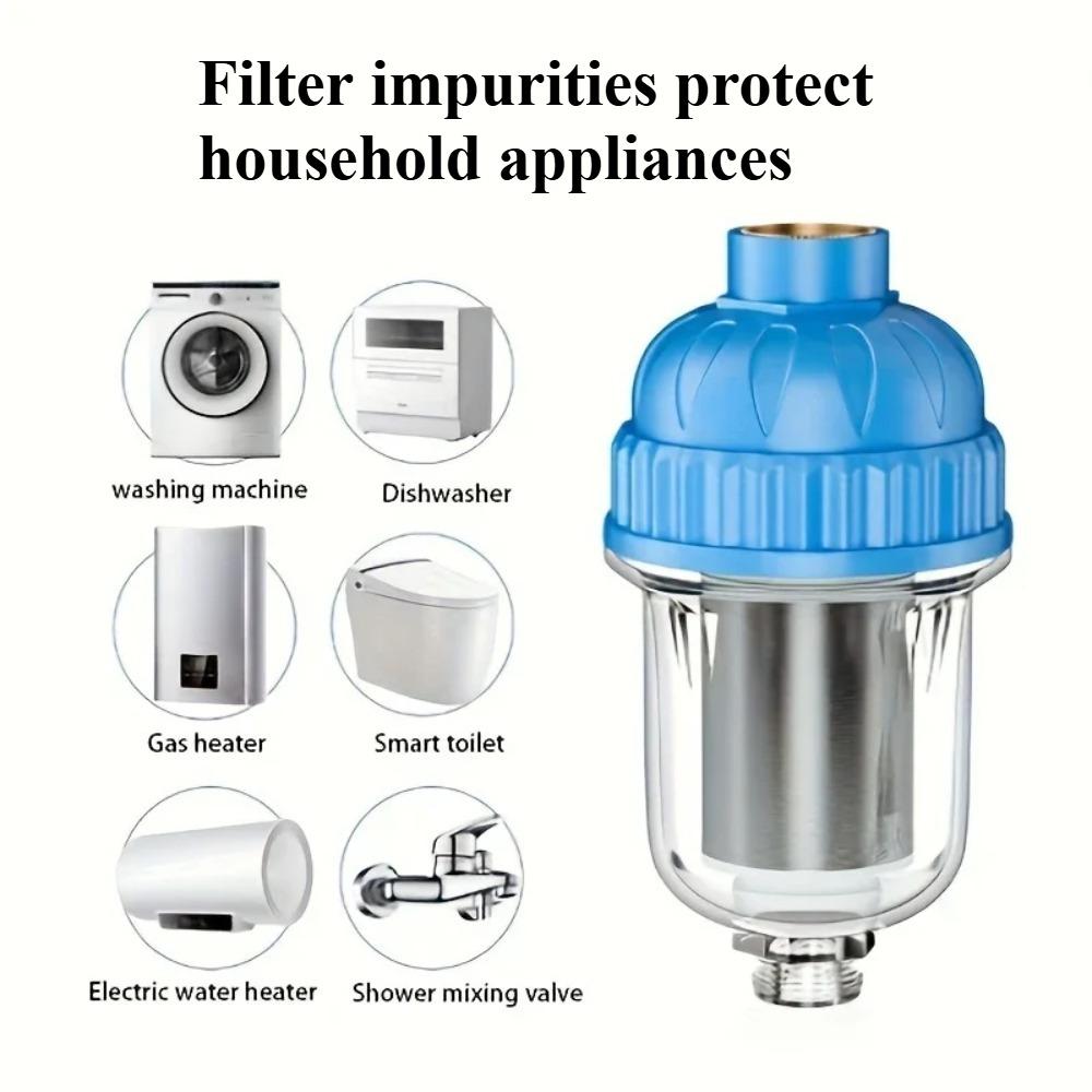 1PC Filter for Washing Machine Shower Stainless Steel Mesh Filter Detachable Washable Filter Element Bathroom Shower Accessories