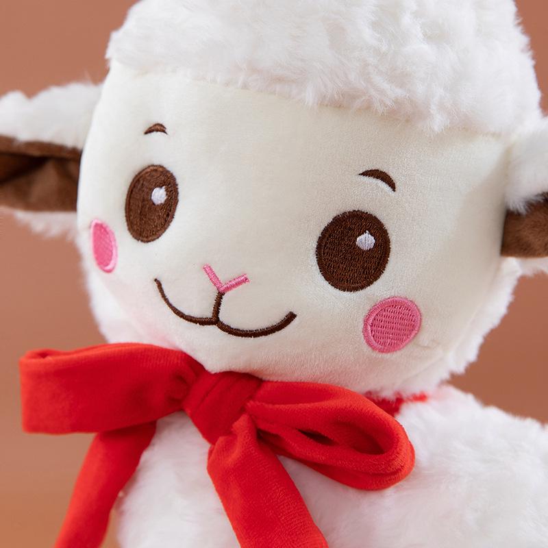 Cute Little Lamb Plush Doll – Soft Pillow & Healing Toy for Girls' Birthday Gift