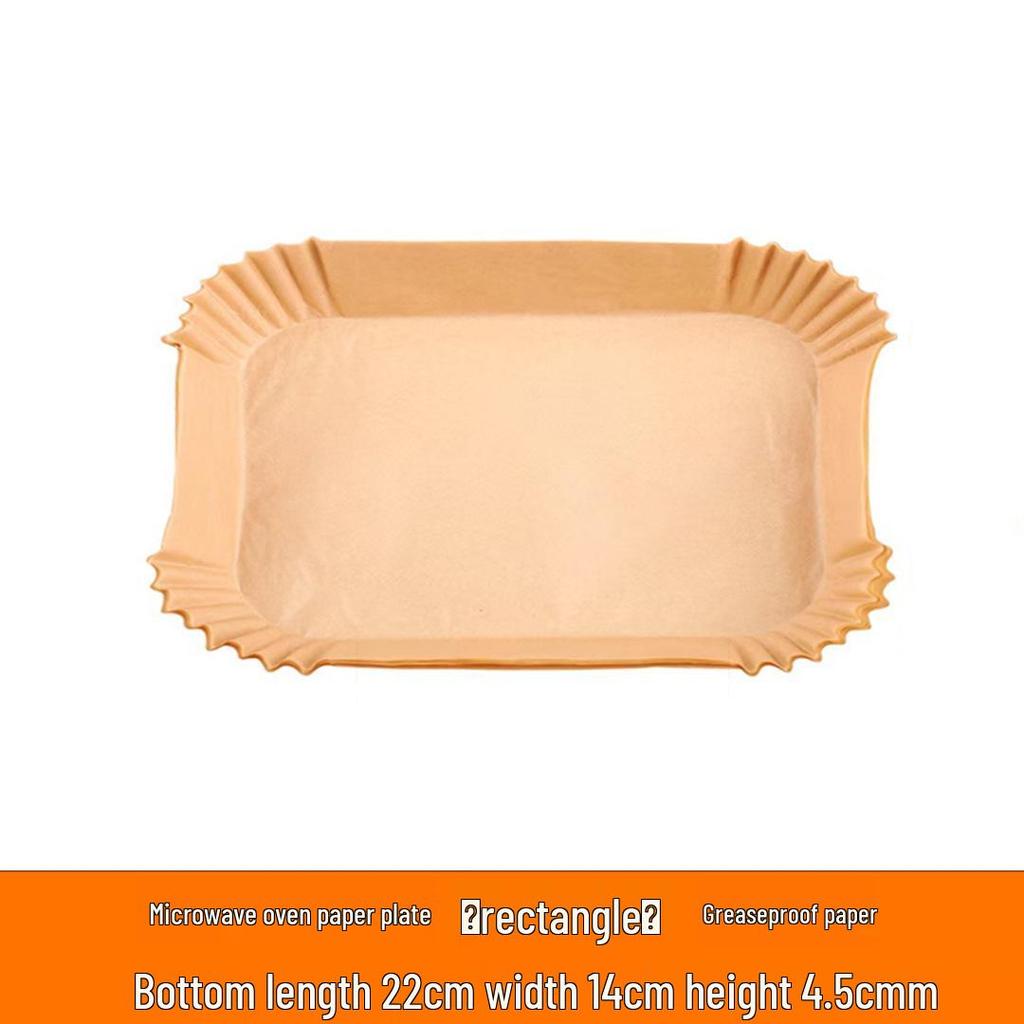 Čtvercový papírový tác absorbující olej do fritézy pro pečení a grilování
