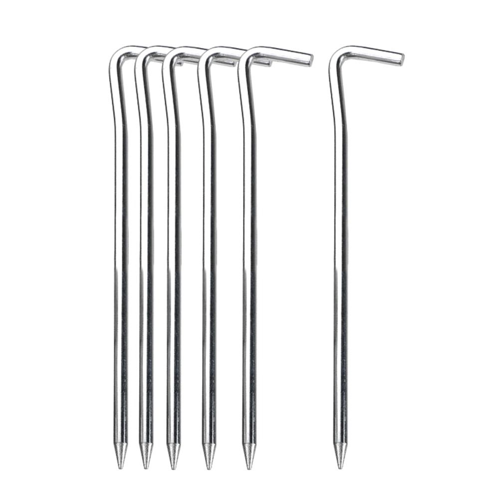 Kovové kolíky na zem 18cm kolíky na stanování Přenosné hřebíky na zem na stanování Camping