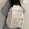 Japanese Style Transparent Ita Bag for Girls Comic Cons Large Capacity Women Backpack Fashion School Bags for College Student JK