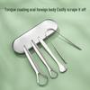 Stainless Steel Tongue Scraper & Coating Cleaner for Fresh Breath