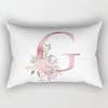 Fashion 26 Letter Pillow Case Pillow cover English Alphabet Pillow Case Home Decoration Pillow Case Flowers Pillow Case Fashion Pillow cover
