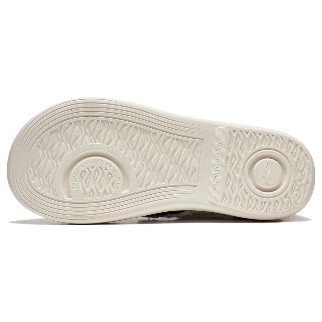 Disney X Li Ning Honey Platform Slip Resistant Durable Low Top Sports Casual Shoes Women sneakers Black White AGCT042-1