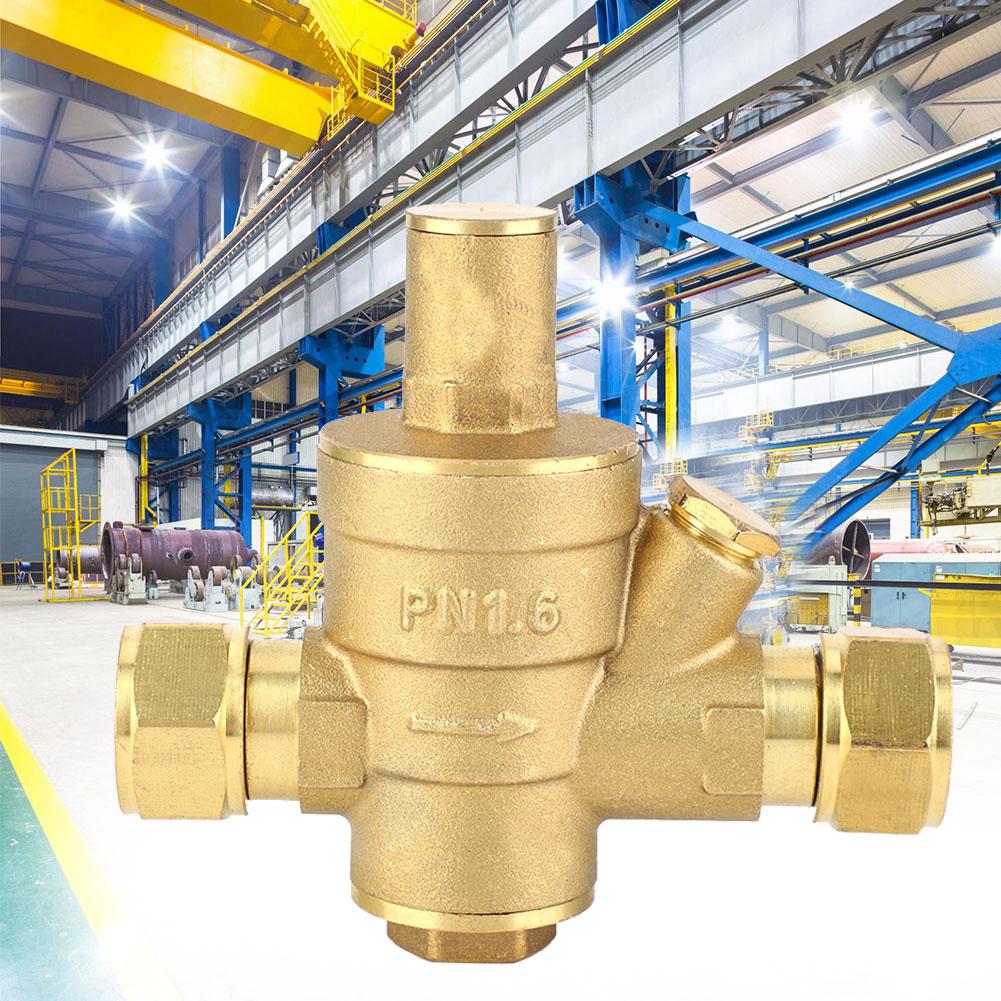 DN15 1 2  Adjustable Water Pressure Reducing Brass Regulator Valve PN1.6