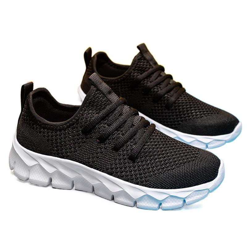 2025 Summer New Fly-woven Mesh Sneakers Breathable Fashion Casual Shoes Men's Shoes