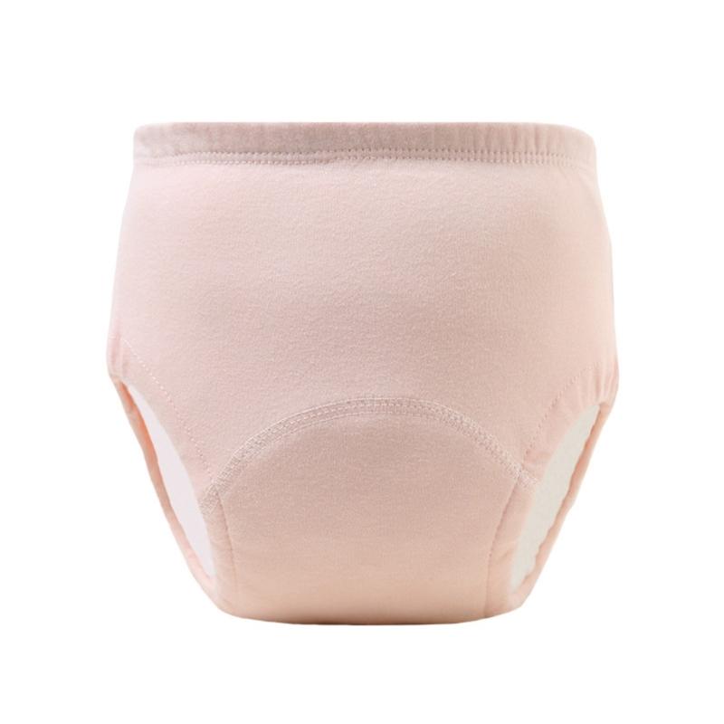 

Reusable Cotton Toddler Training Underwear Pants for Boys and Girls Leakproof Potty Learning Pants for Toilet 90 рожевий