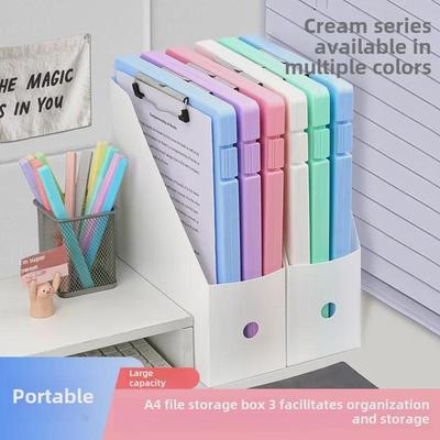 Multifunkčná úložná schránka na klipy A4 a písací blok