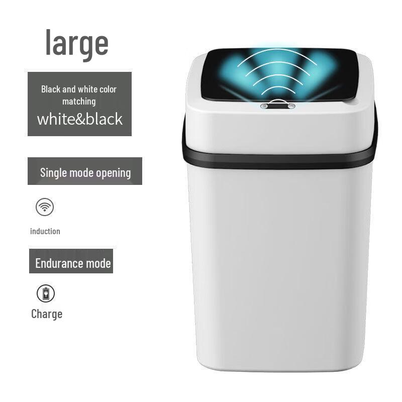 ZISIZ Automatic Sensor Smart Trash Can