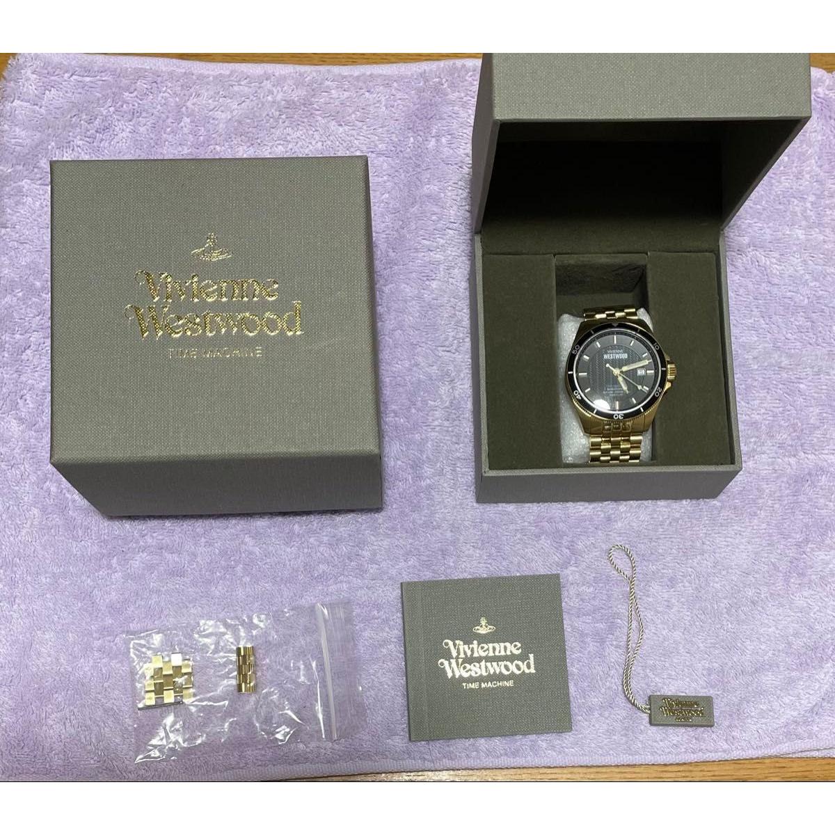 Used Vivienne Westwood TIME MACHINE Gold Watch Vivienne Westwood
