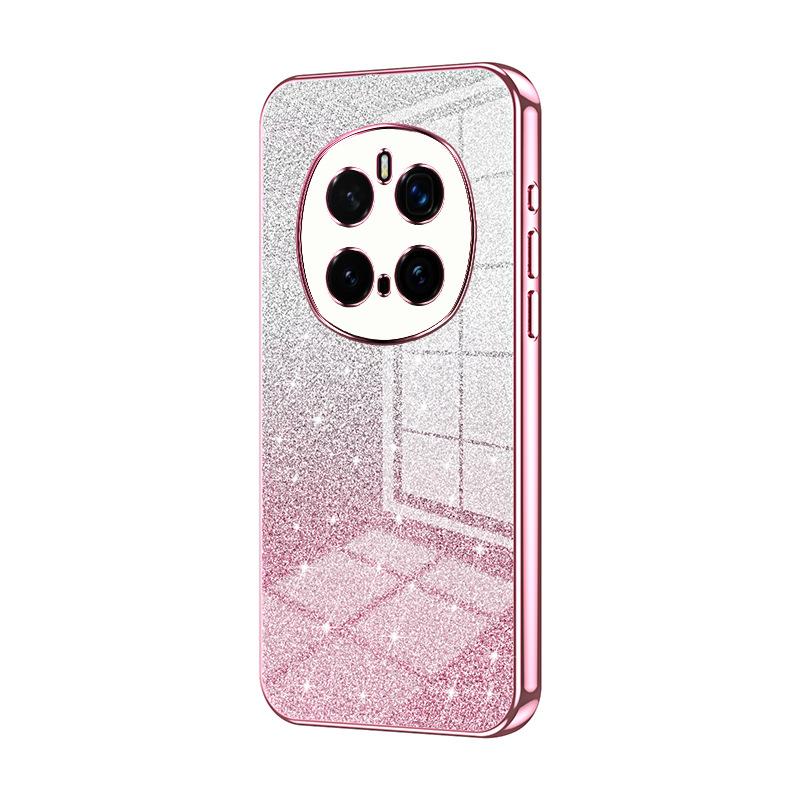 Applicable to Huawei Honor Magic8Pro electroplated glitter mobile phone case Honor X9D transparent Honor X70 protective case