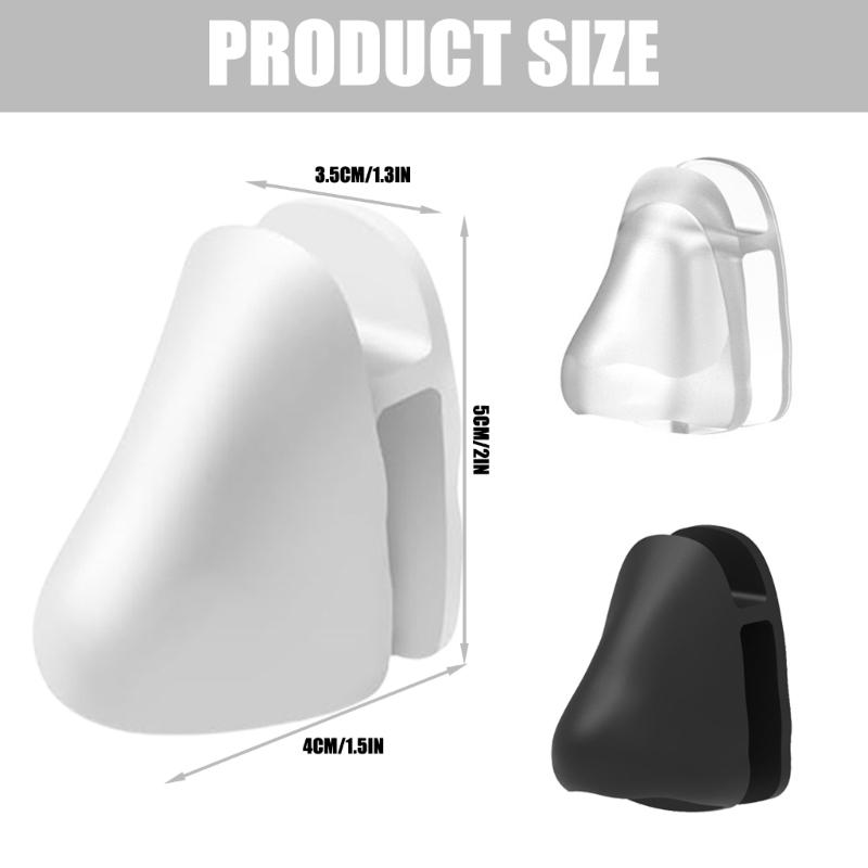 8Pcs Self Adhesive Wall Mount Eyeglasses Storage Rack Nose Shape Holder Stand for Sunglasses for Home Bathroom Bedroom