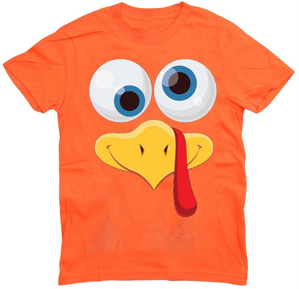 

Silly Turkey Face Funny Thanksgiving T-shirt Thanksgiving Shirts 23D707 M