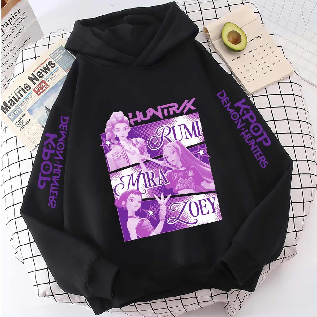 Hoodies Modische Cartoon-bedruckte Sweatshirts Pullover Niedliche langärmlige Mädchen-Cartoon-Hoodies Sportbekleidung