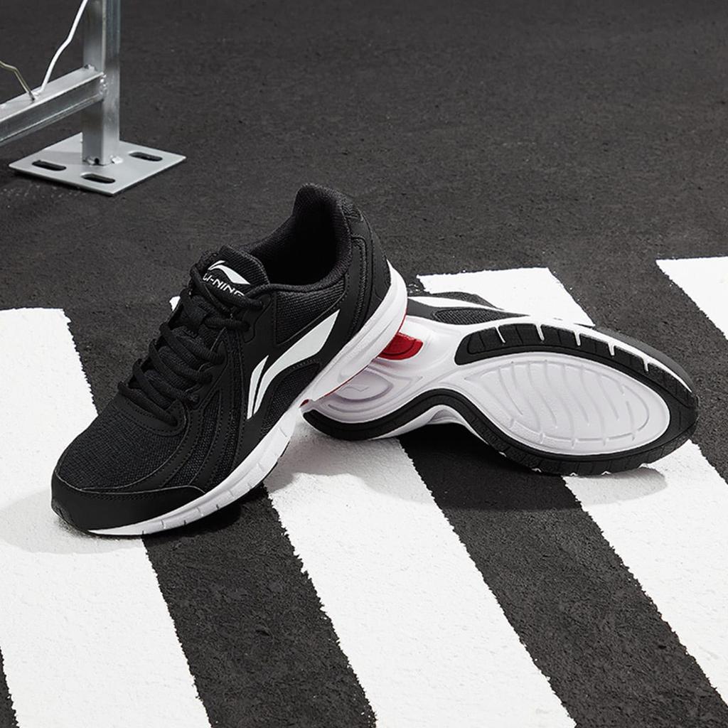 Li Ning Zero March 7th Low Top EVA Running Shoes Men's Black White ARSW143-2