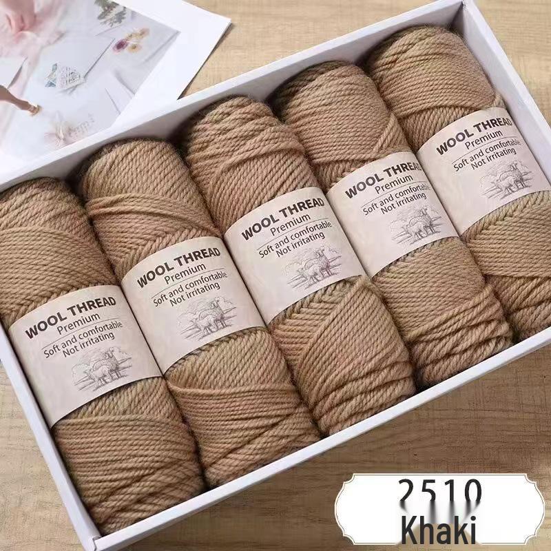 Soft Alpaca Wool Chunky Yarn for Hand Knitting Sweaters, Scarves, and Hats