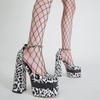 Taglia Grande 42 Nuove Scarpe con Tacco Donna Moda Mary Janes Retrò Sandali con Tacco Chunky Piattaforma Primavera Scarpe Base per Abito Festa Matrimonio Donna