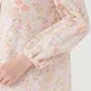 Gunze Long Sleeve Pajamas with Elastic Sleeve and Leg Moisturizing and Cream Women's Holes, Antibacterial, Smooth,