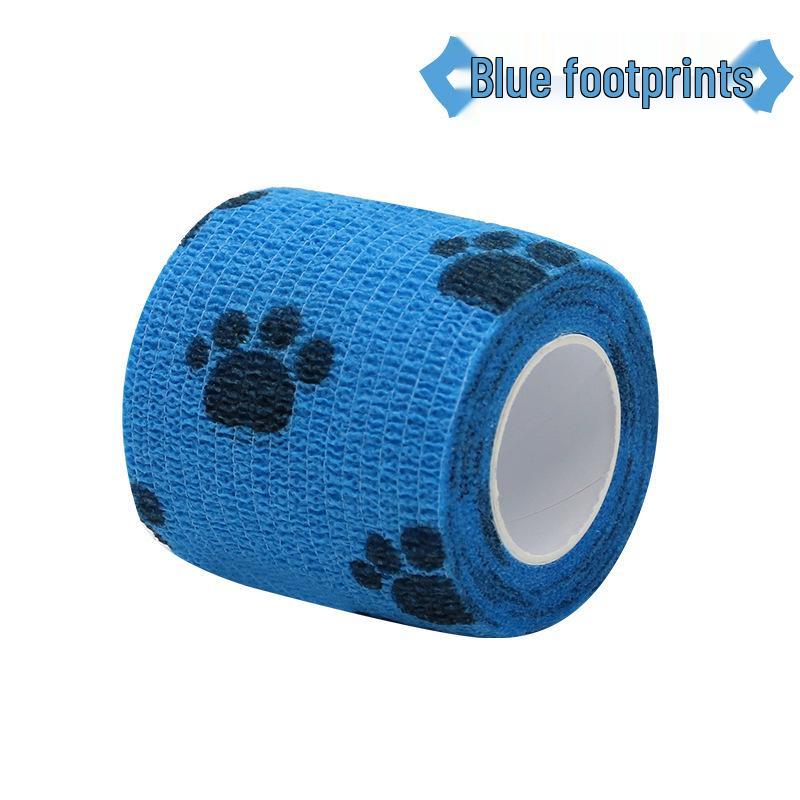 **Self-Adhesive Pet Shoe Bandages: Anti-Scratch Bichon Leggings & Disposable Foot Wraps**