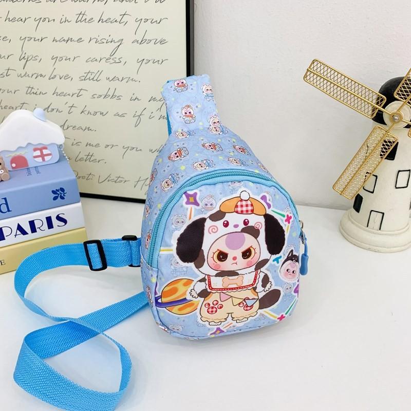Toddler Baby Three Cartoon Crossbody Bag Pattern Breathable Fabric Outings Daily