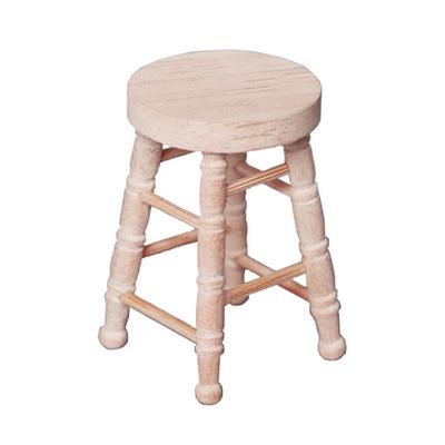 Puppenhaus Mini Holzschemel Modell Kreativer Barhocker Teehocker Miniatur Lebensmittel Spielzubehör