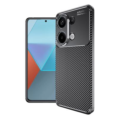 Pro Poco M6 Pro Pouzdro Kryt Xiaomi Poco M6 Pro Capas Armor Uhlíkové vlákno Nárazuvzdorný Zadní nárazník telefonu Měkké TPU Fundas Poco M6 Pro