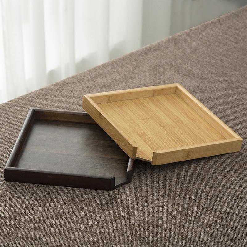 1pc Bamboo Tea Evaluation Box Knife Needle Tea Prying Tray Pu Erh Tea Distribution Tray Cake Display Tray