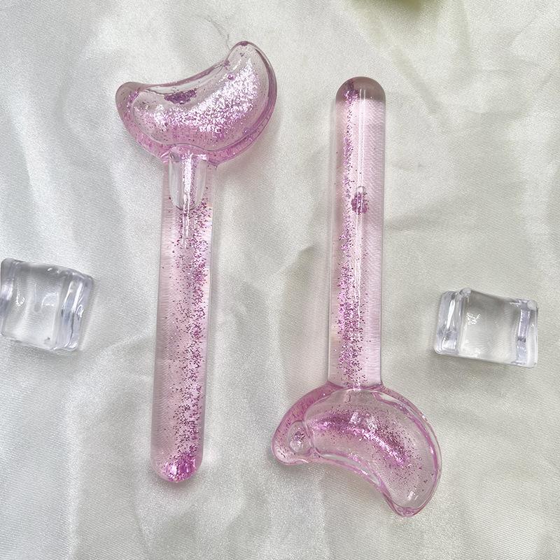 1Pcs Ice Wave Beauty Spherical Cooling Moon Ice Hockey Female Face Roller Compression Ice Hockey Eye Massage Frozen Ball Tool