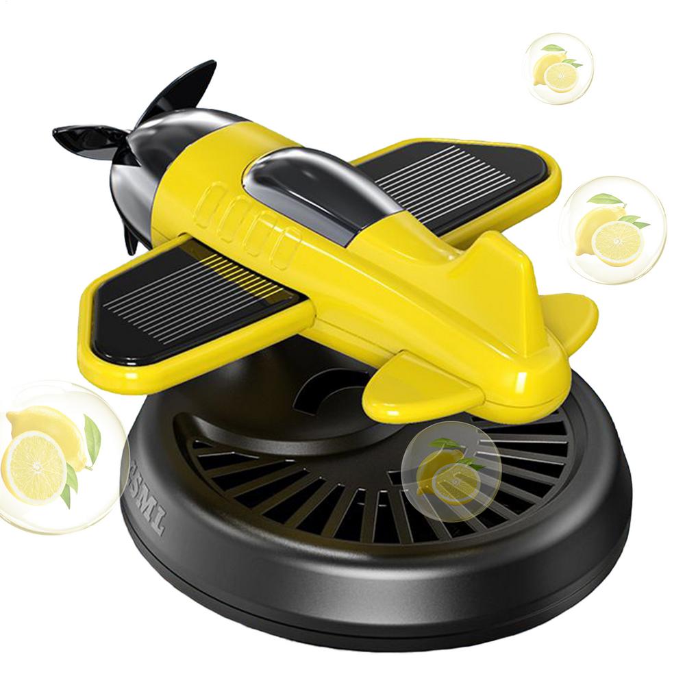 Auto Aromatherapie Diffusor Flugzeugdesign Solar Geruchsentferner Für Armaturenbrett Langanhaltender Lufterfrischer Automobil Innenraum