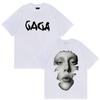 Lady Gaga The Mayhem Ball Tour 2025 Graphic T-Shirts Unisex Women Casual 100% Cotton Short Sleeve T Shirt Hip Hop Clothing T-shirt