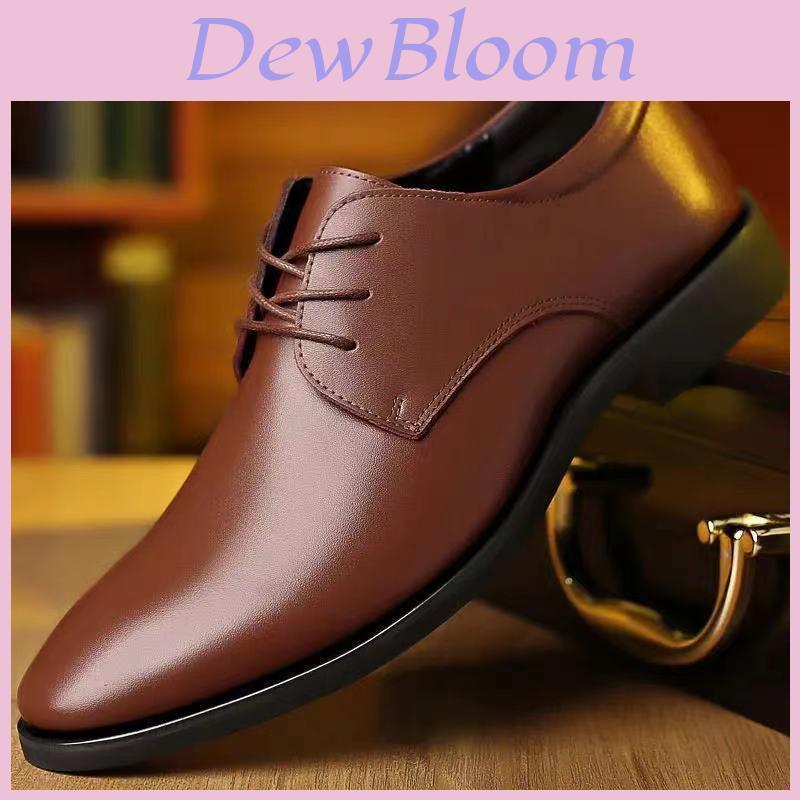 Leather Loafer Shoes For Men Business Casual With Breathable Leather Upper For Office Wear