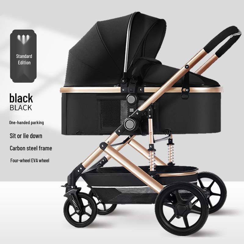 Zhi Er Le Baby Stroller: Lightweight, Reclining, Two-Way, High Landscape, Shock Absorption for Newborns