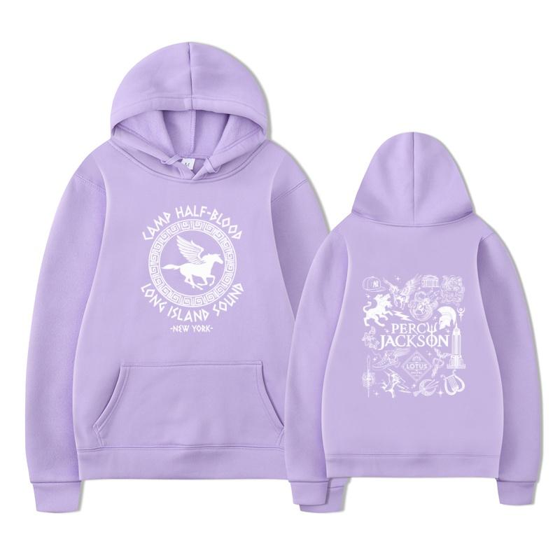 Camp Half Blood Long Island Sound Hoodie Percy Jackson Spring and Autumn Harajuku Hoodie Fashion Street Wear Men's