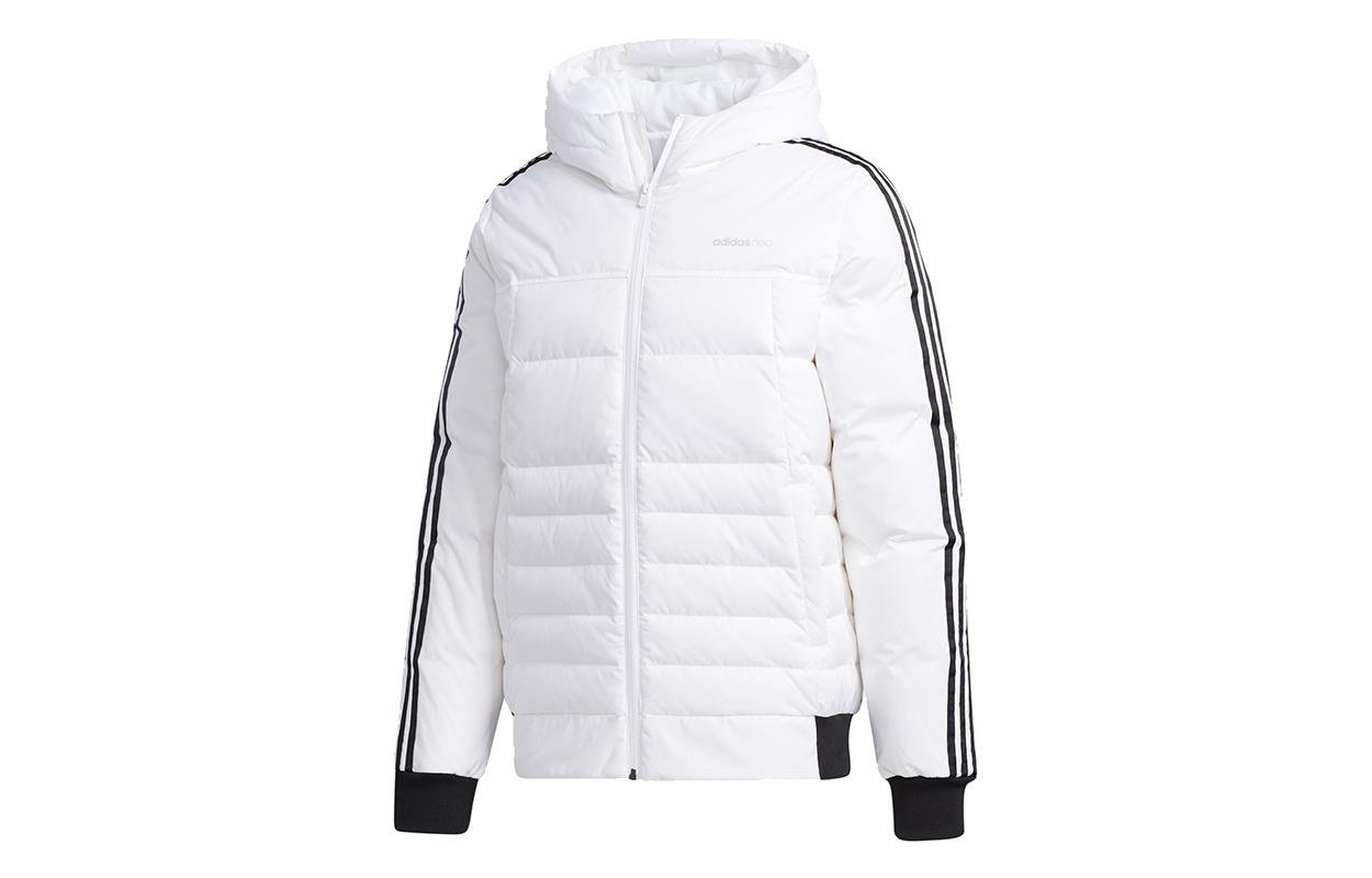 Adidas Neo Down Jackets Men s White Hooded Moderate Other GJ8864 S