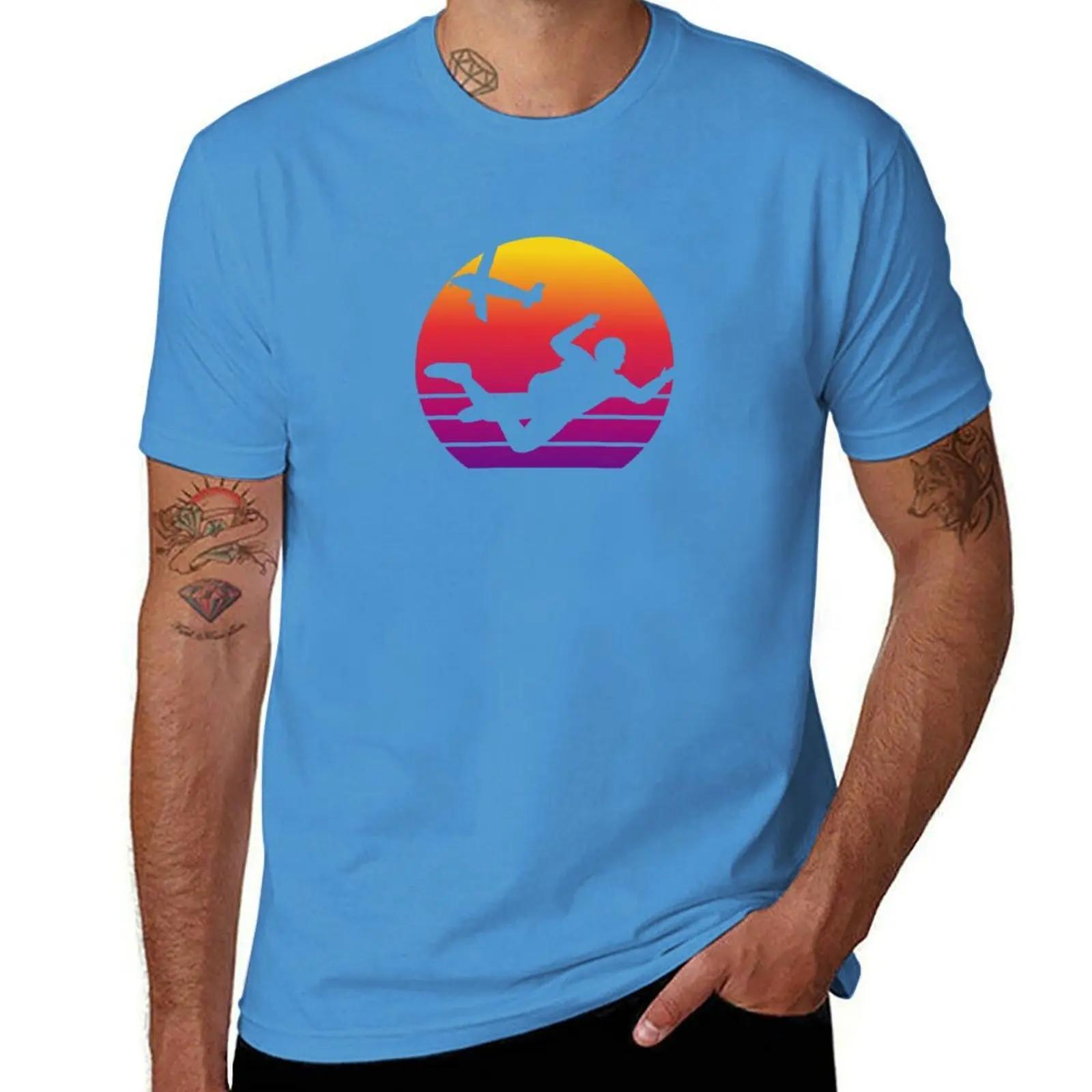 

Skydiving Vintage Base Jumping Extreme Sports TShirt oversizeds heavyweights custom t shirt workout shirts for men S