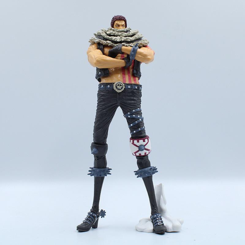 25cm Big Size Anime Figure Charlotte Katakuri PVC Action Figures KING OF ARTIST Fighting Katakuri Figure Collection Toys