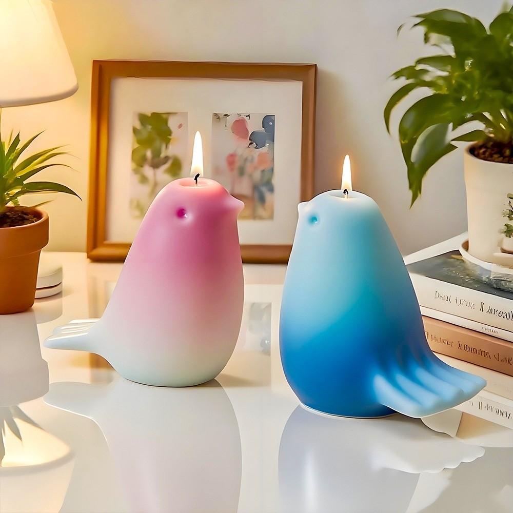 Silicone Silicone Candle Mold DIY Bird Mold New Animal Ornament Mold  Home Decoration