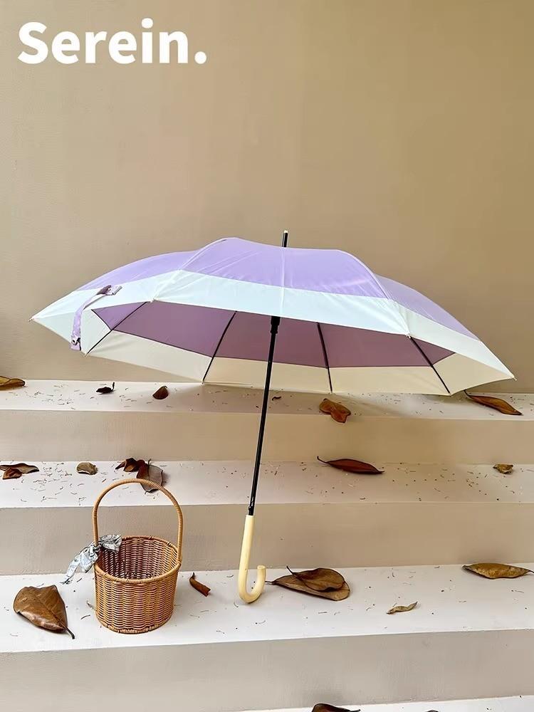 Style Korean Trendy Aurora Series Umbrella For Women Handle Long