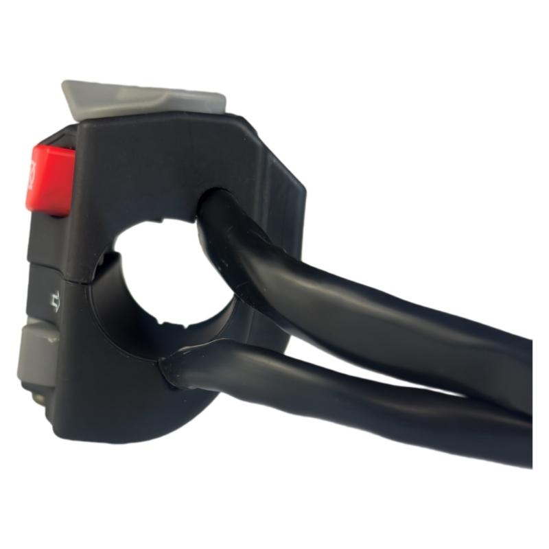 Handlebar Motorcycle Control Switches Assembly for Horn and Turn Signal Use, Replacement Part with Harness