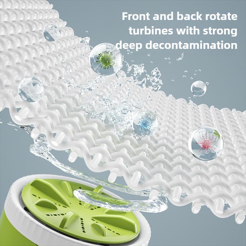 Dormitory Small Clothes Washing Machine Mini Electric Turbo Washing Machine Portable Underwear Washing Device