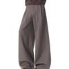 Old money retro pleated trousers men's spring high street cleanfit wide-leg trousers trendy brand vertical silhouette casual trousers