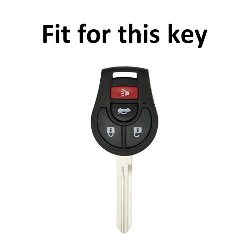 4 Buttons For Nissan Juke Maxima Pathfinder Rogue 2012 Versa March Tiida Altima Sentra Armada Cube Soft Tpu Car Key Case Cover